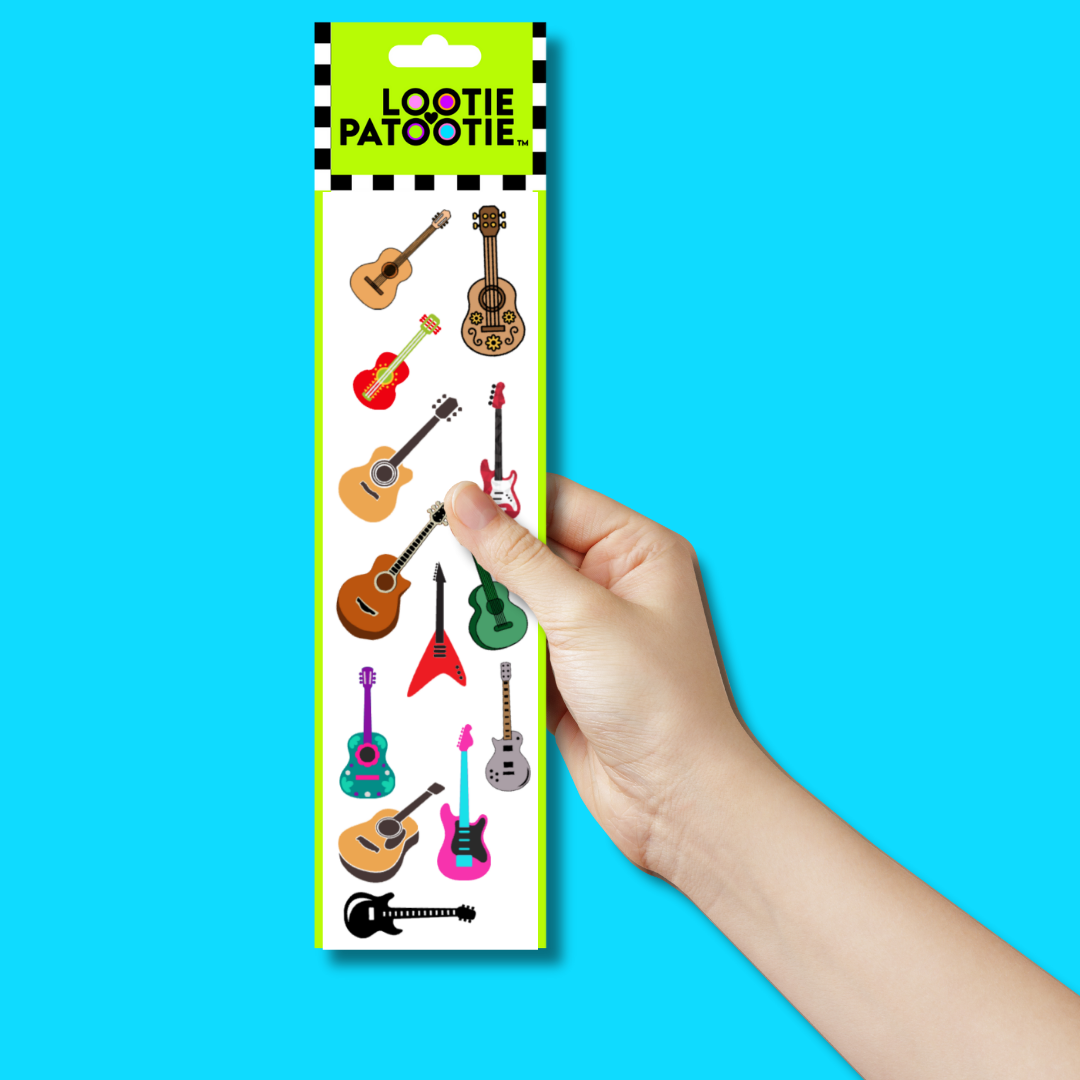 Guitars Sticker Strip