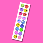 Happy Face Sticker Strip