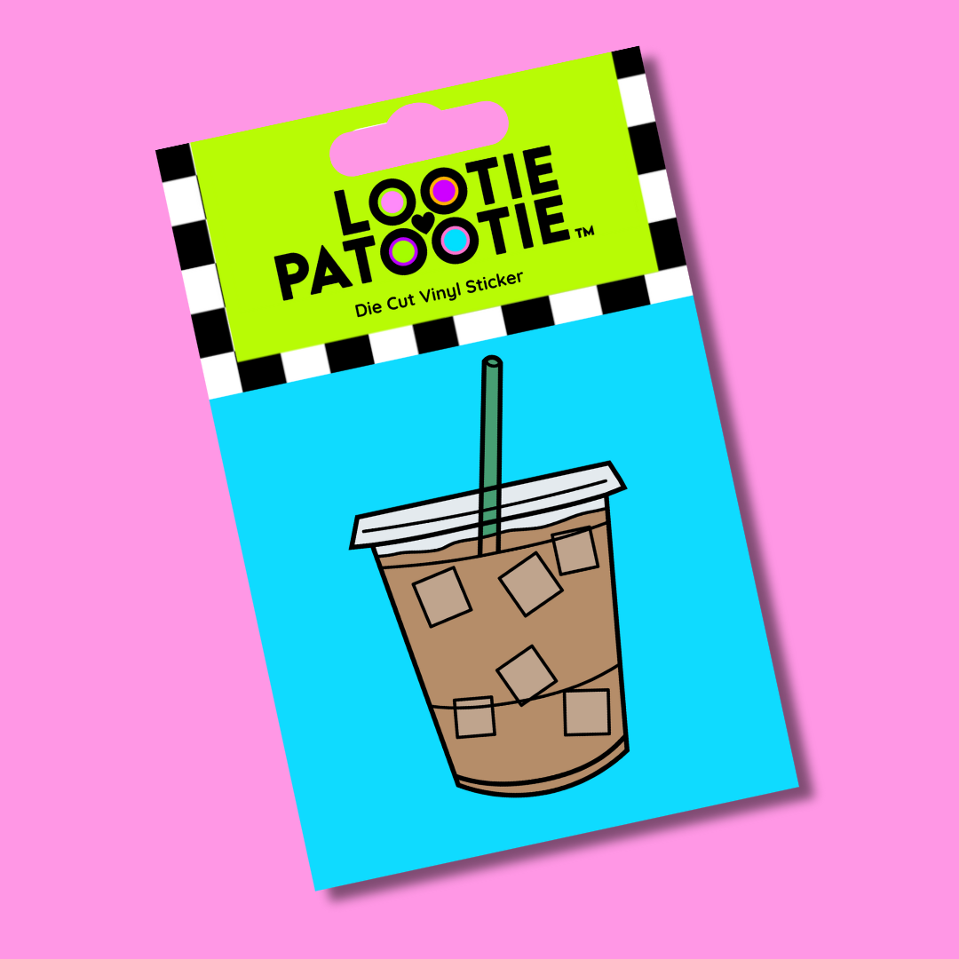 Iced Coffee Sticker