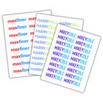 Simple Name Stickers