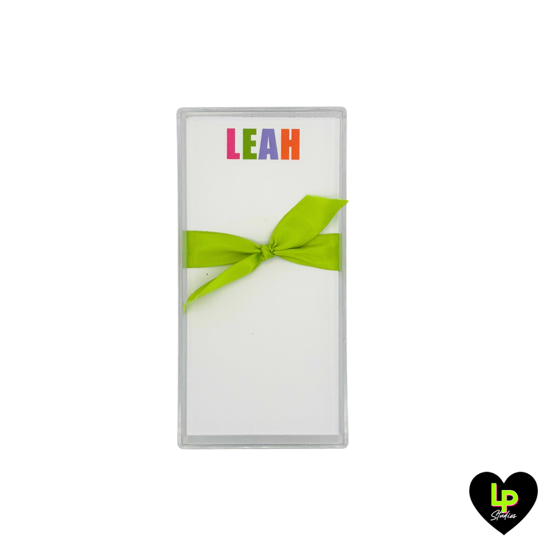 Acrylic Custom Stationary Set