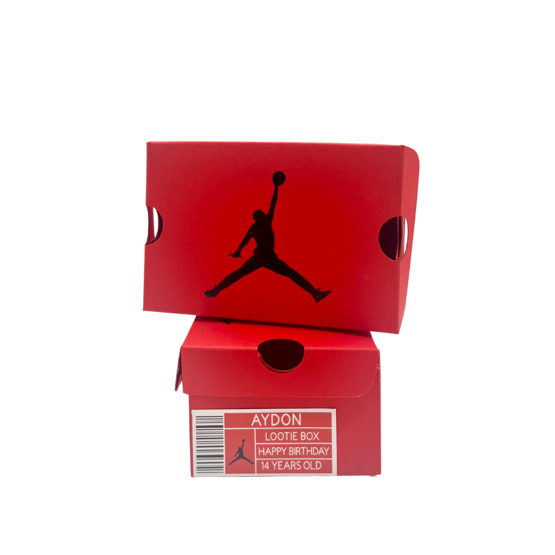 Mini Shoe Box Loot Bag