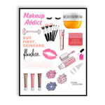 Makeup Addict Sticker Sheet