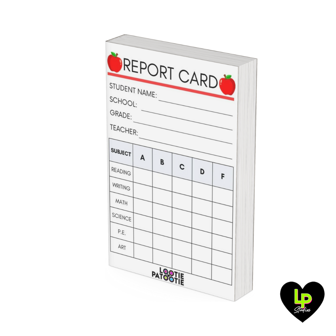 LP Imagination Report Card Pad