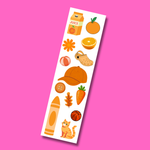 Orange Sticker Strip