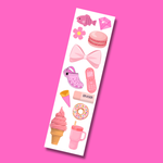 Pink Sticker Strip