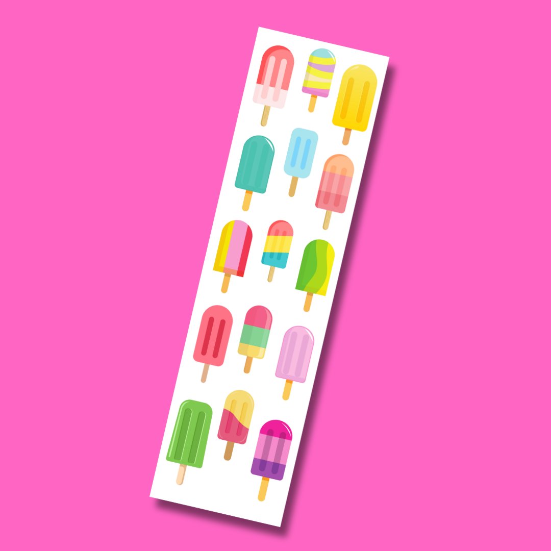 Popsicle Sticker Strip