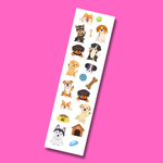 Puppies Sticker Strip