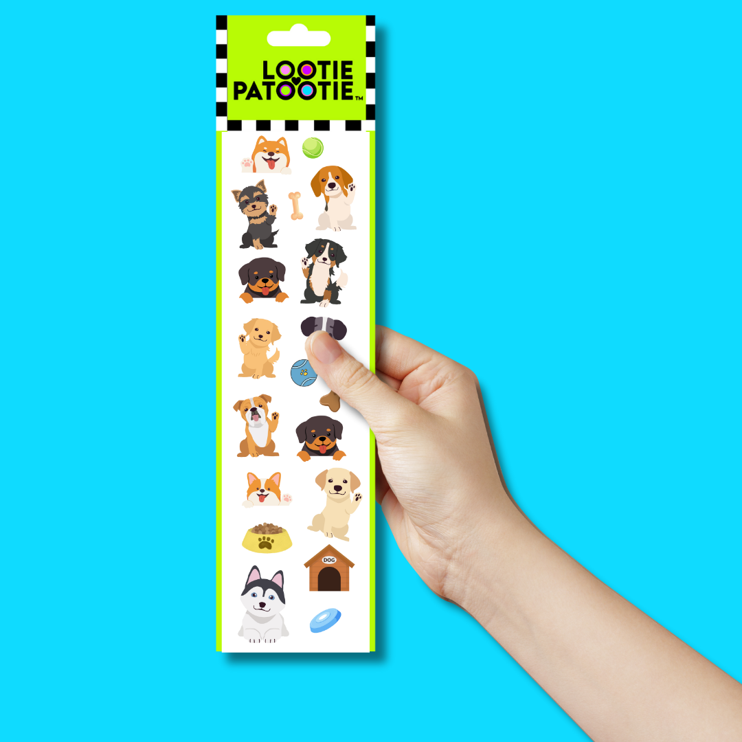 Puppies Sticker Strip
