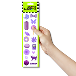 Purple Sticker Strip