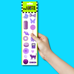 Purple Sticker Strip