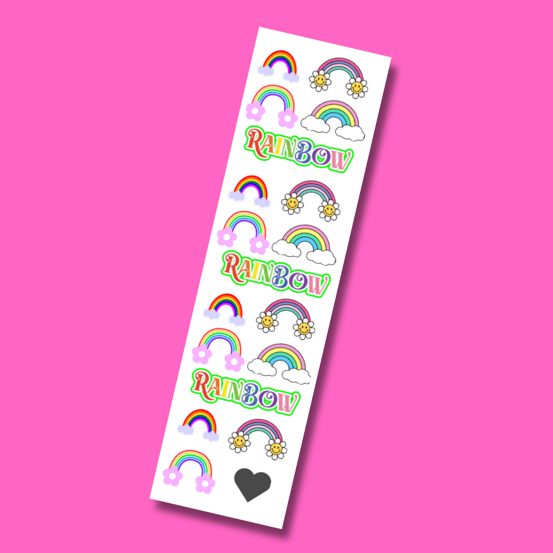 Rainbows Sticker Strip