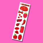 Red Sticker Strip