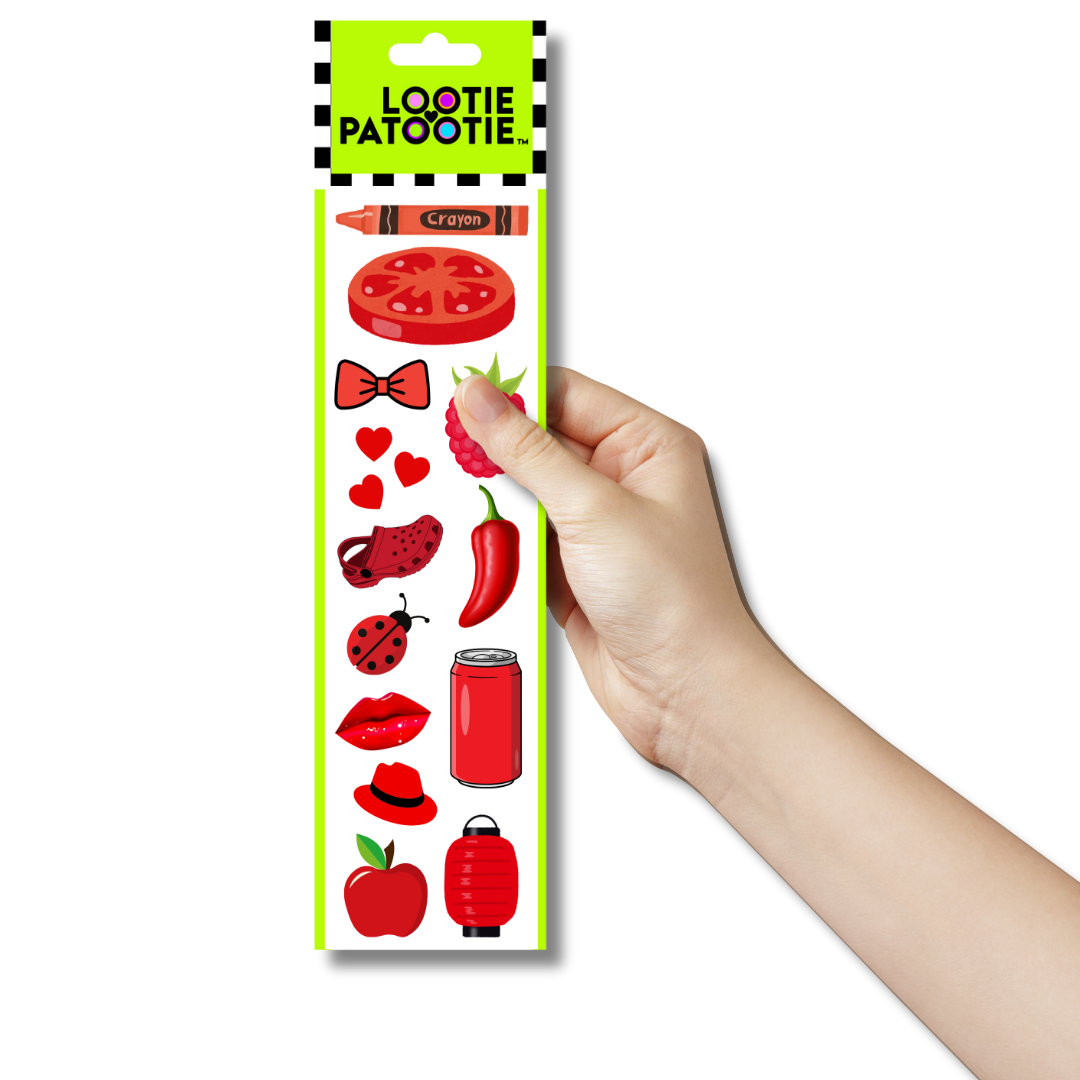 Red Sticker Strip