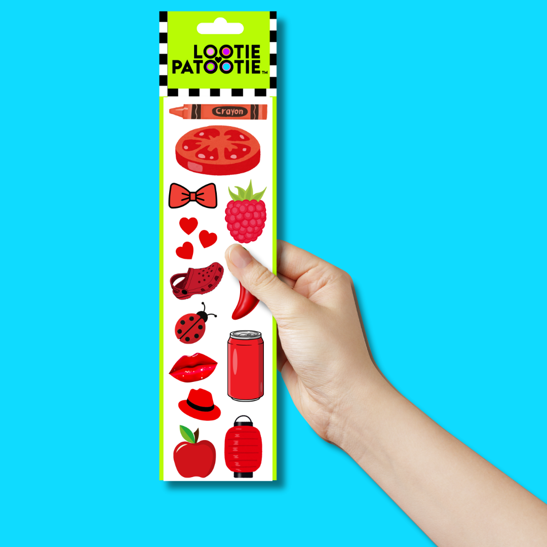 Red Sticker Strip