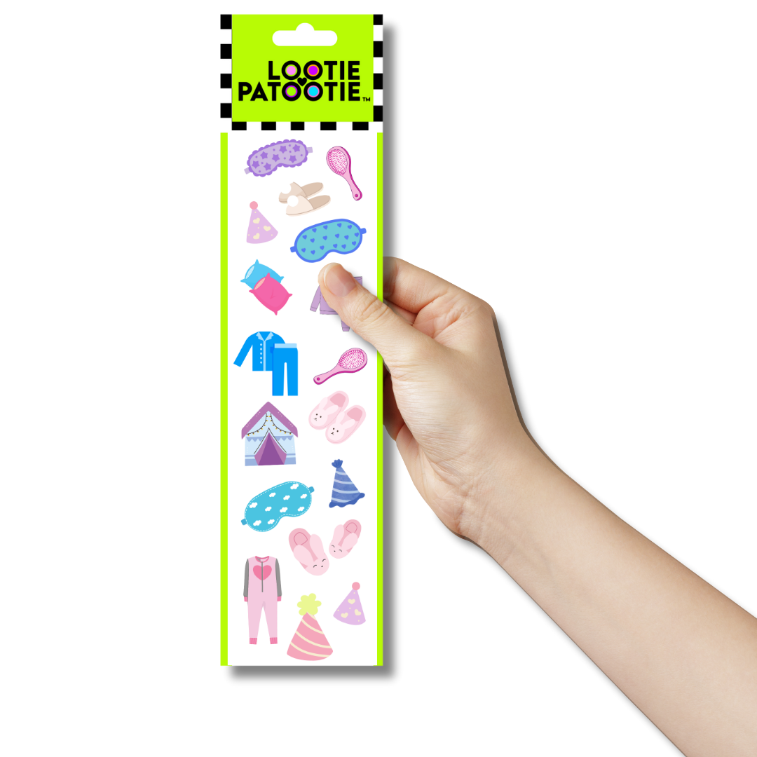 Slumber Party Sticker Strip