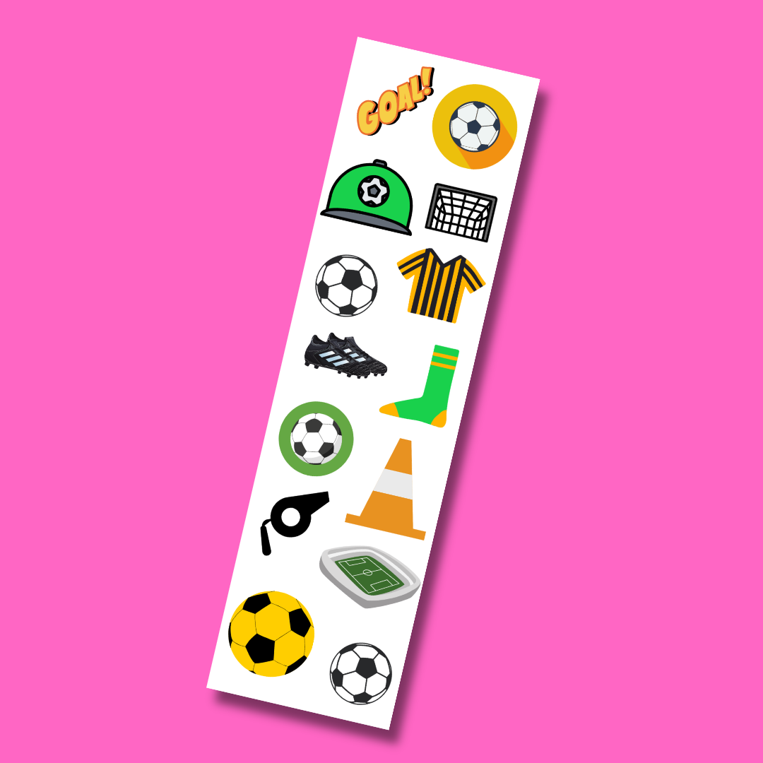 Soccer Sticker Strip