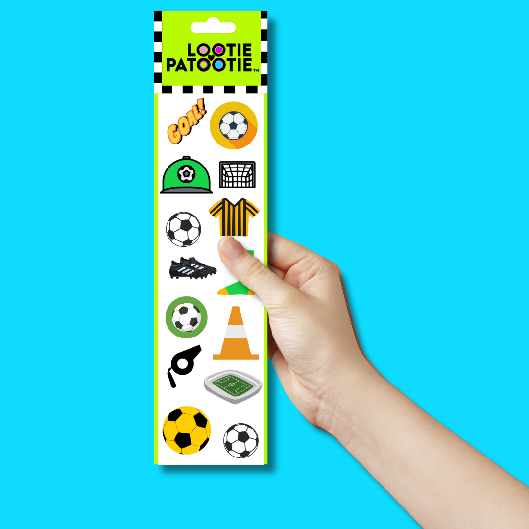 Soccer Sticker Strip