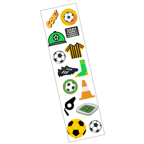 Soccer Sticker Strip