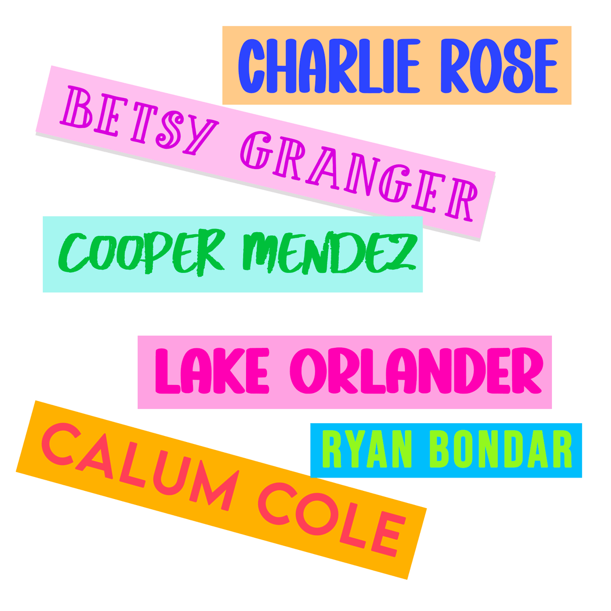 Epic Waterproof Name Labels