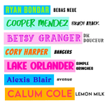 Epic Waterproof Name Labels