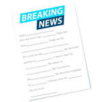 Breaking News Fill in Stationery