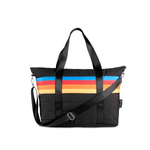 Puffer Rainbow Tote Bag Black