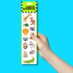 Wild Animals Sticker Strip