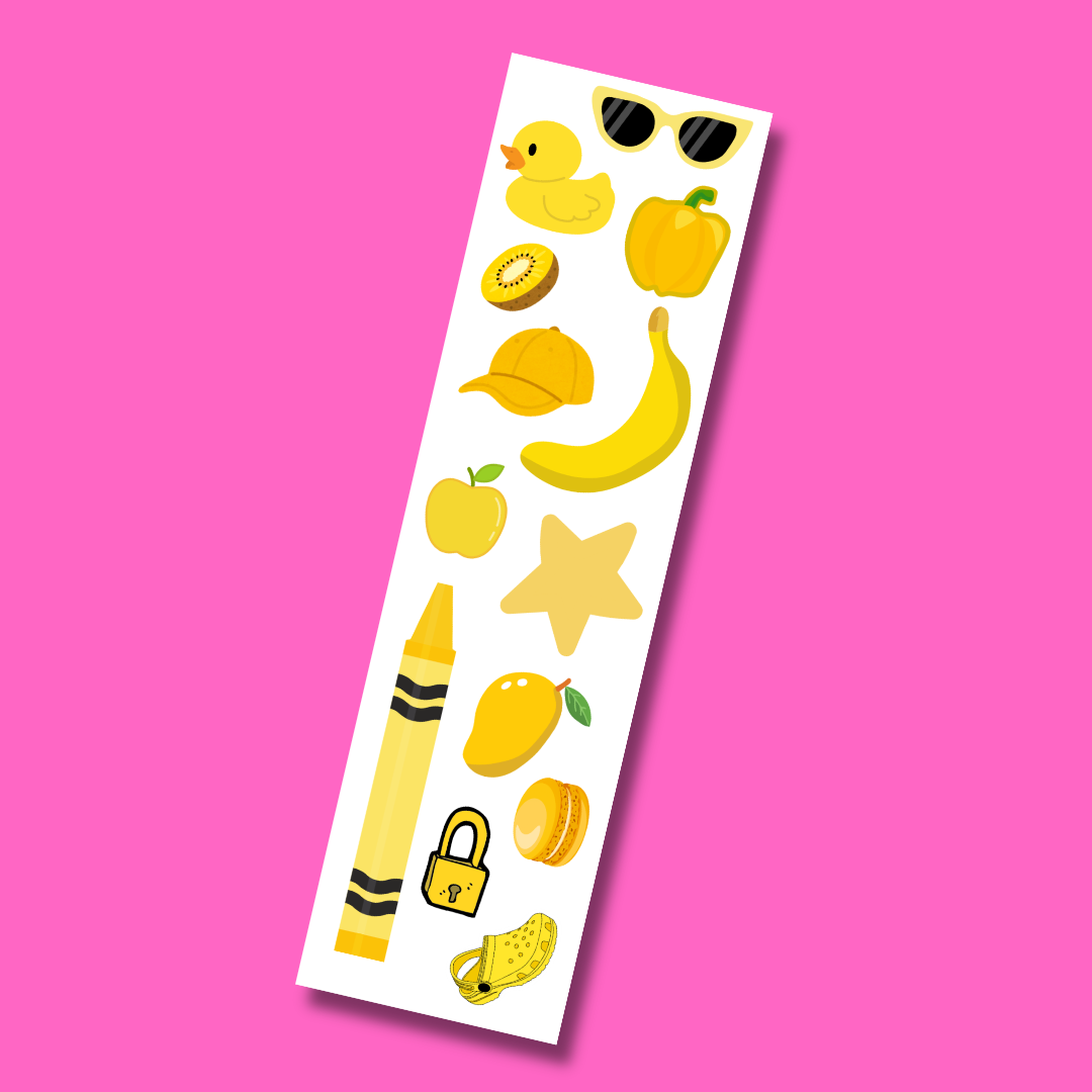 Yellow Sticker Strip