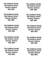 Address Labels (Set of 12)