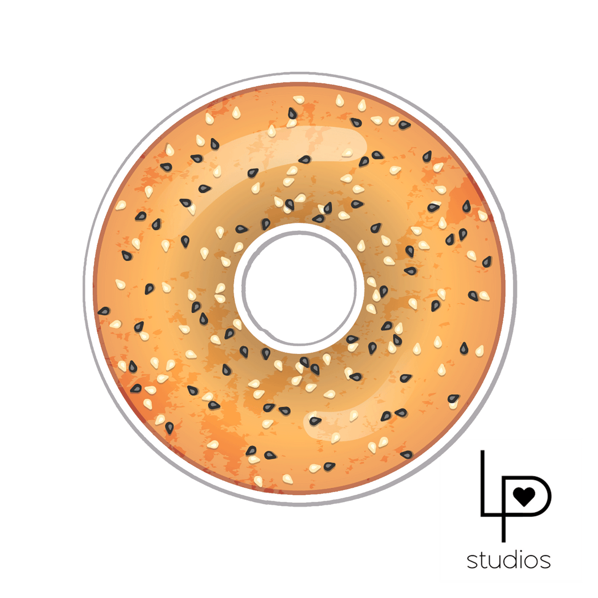 Bagel Sticker