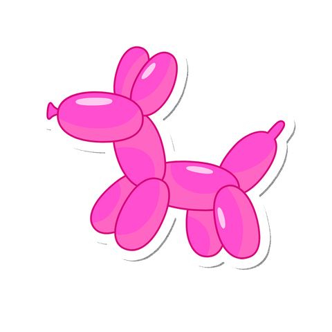 Balloon Dog Sticker