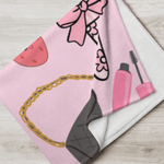 SP x LP Beauty Fleece Name Blanket