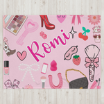 SP x LP Beauty Fleece Name Blanket