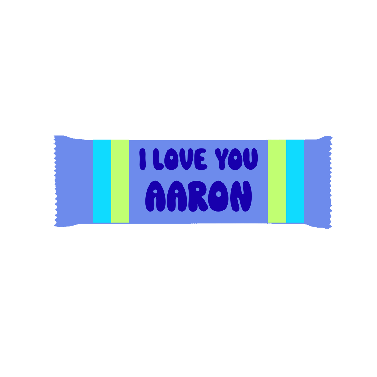 Customized Valentine's Chocolate Bar