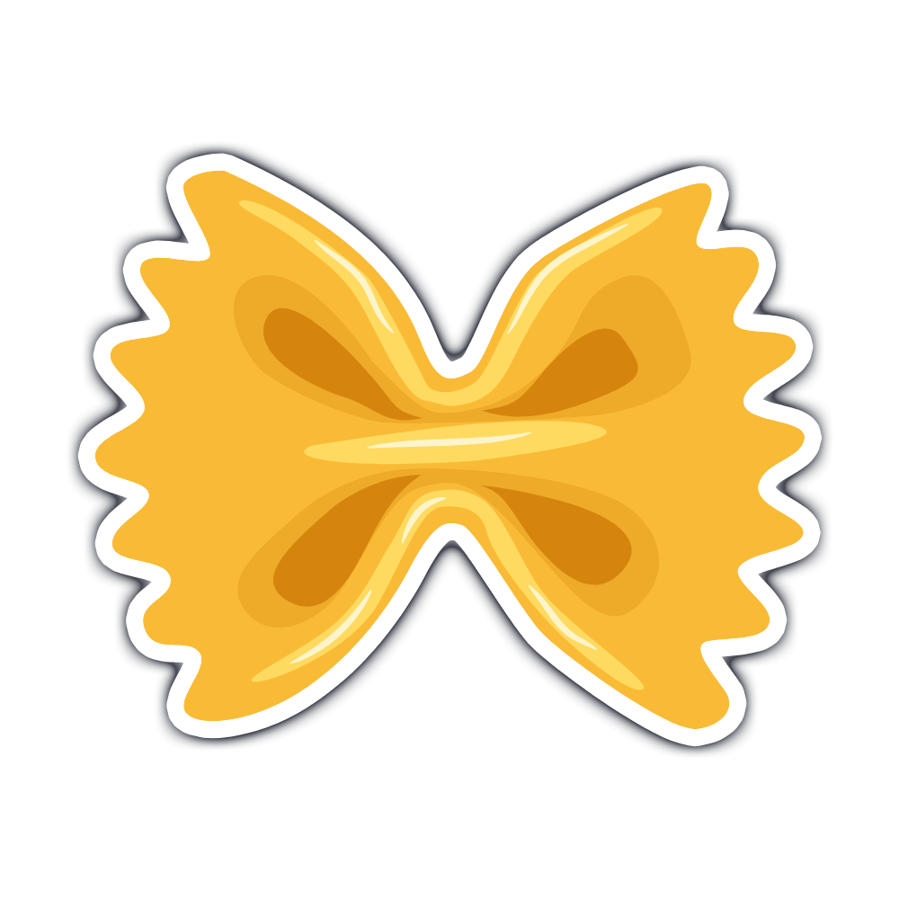 Bow Tie Pasta Sticker