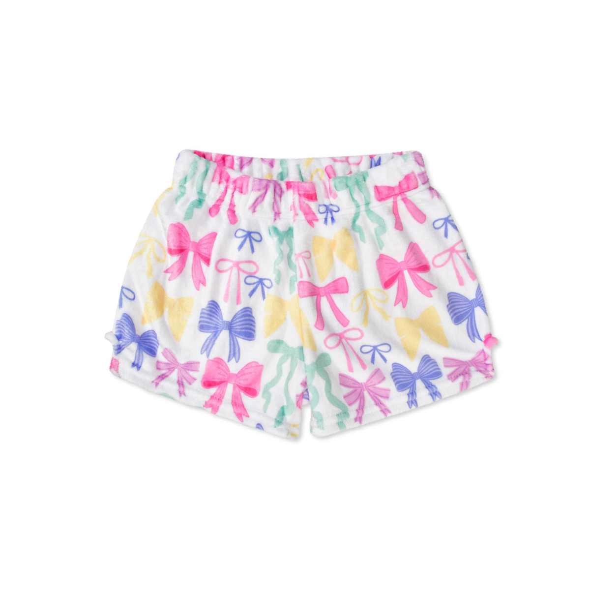 Colourful Bow Fleece Shorts