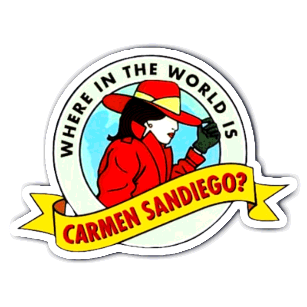 Carmen San Diego Sticker