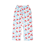 Cherry Fuzzy Pants