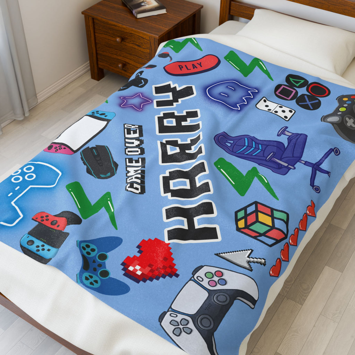 SP x LP Gaming Fleece Name Blanket