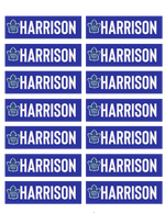 Colour Block Name Tag Stickers