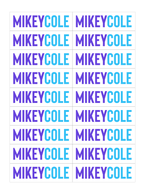 Simple Name Stickers