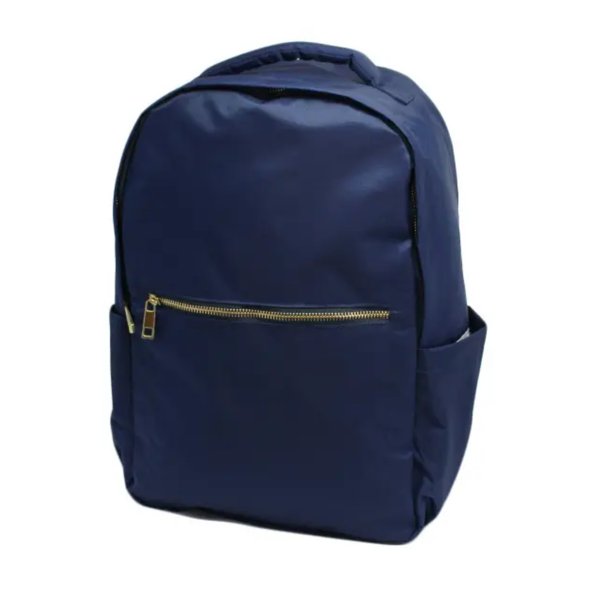 Navy Nylon Medium Backpack