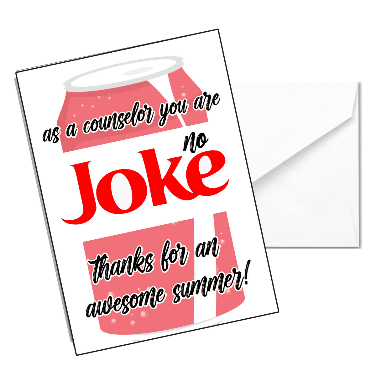 No Joke Counselor Card