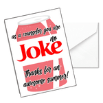 No Joke Counselor Card