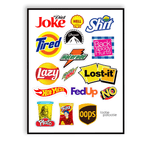 Parody Sticker Sheet