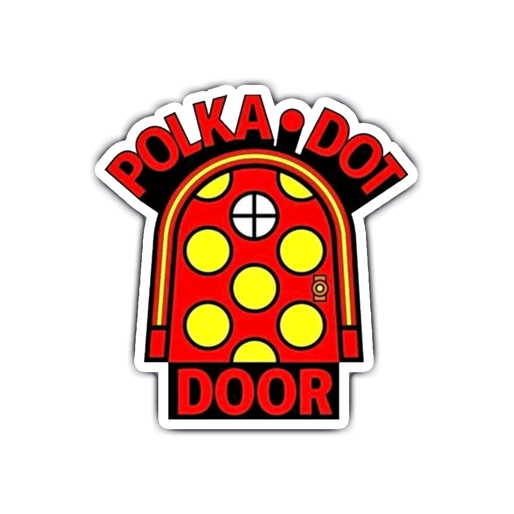 Polka-Dot Door Sticker