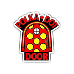 Polka-Dot Door Sticker