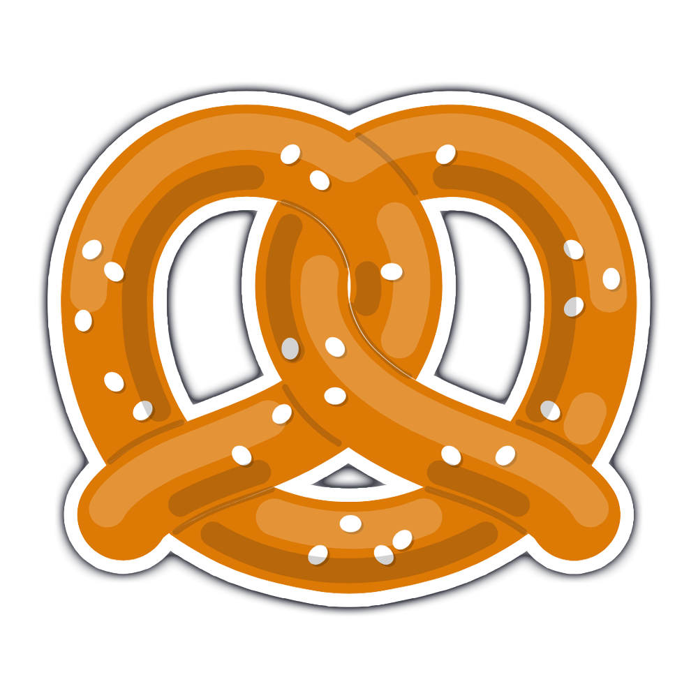 Pretzel Sticker