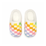Rainbow Checkered Slippers